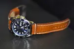 Orient Mako XL Blue orange leather strap.jpg.webp