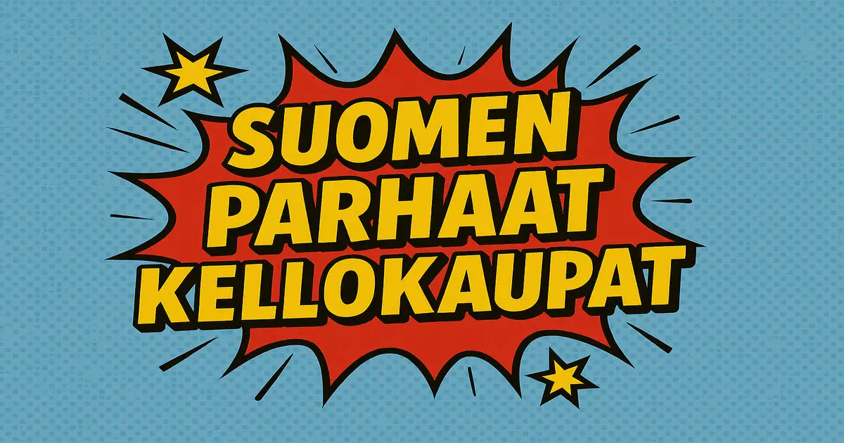 Tyyliniekka esittelee Suomen parhaat kellokaupat